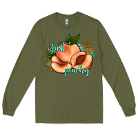 Army Green just peachy 2 Long Sleeve Tee - JahusDesignShop