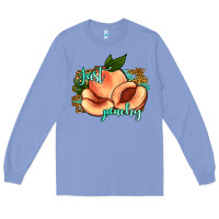 Colony Blue just peachy 2 Long Sleeve Tee - JahusDesignShop