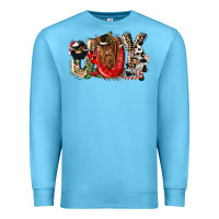 Ocean Blue joy Premium Sweatshirt - CowGirlArtShop