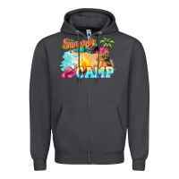 Smoke summer camp Zipper Hoodie - NancyCooperArtShop