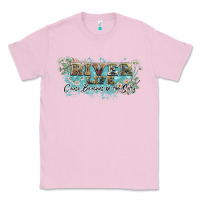 Bubblegum Pink river life Classic Tee - NancyCooperArtShop