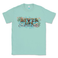 Seafoam river life Classic Tee - NancyCooperArtShop