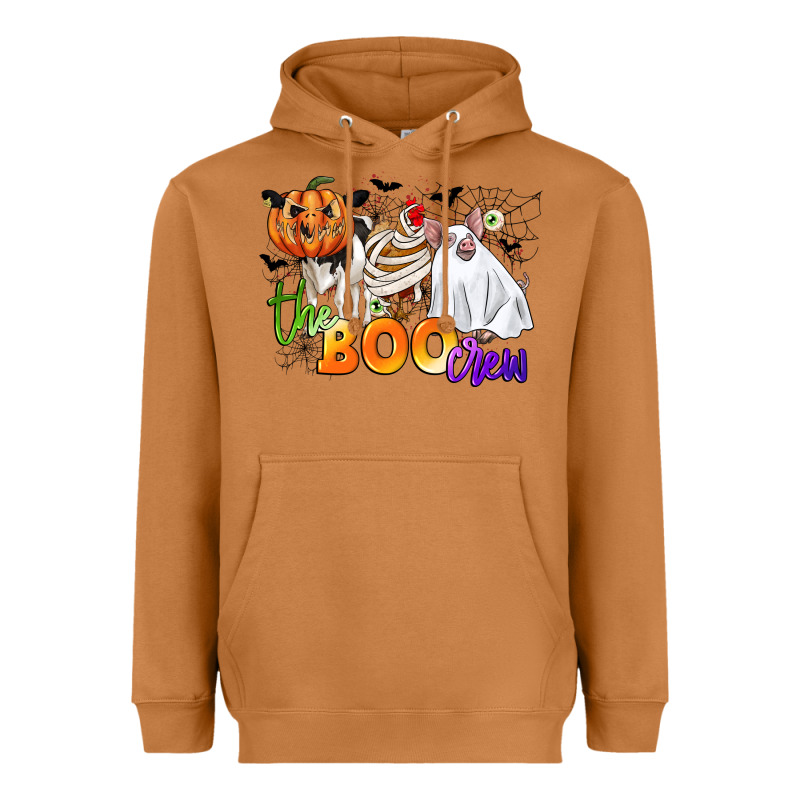 The Boo Crew Heavyweight Hoodie by CowGirlArtShop | Teevron