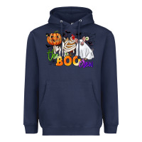 Navy the boo crew Heavyweight Hoodie - CowGirlArtShop