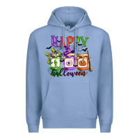 Colony Blue happy halloween jars Premium Hoodie - CowGirlArtShop