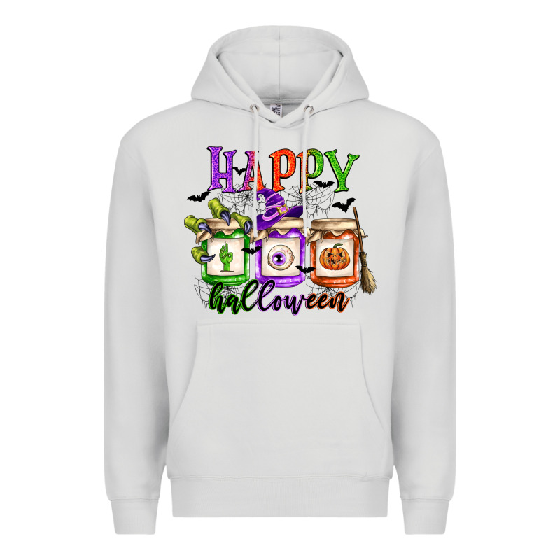 Happy Halloween Jars Premium Hoodie by CowGirlArtShop | Teevron