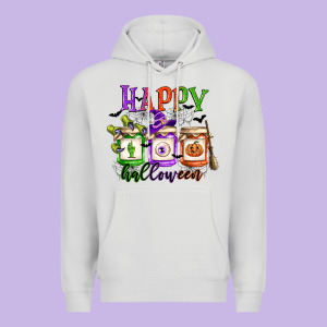 Happy Halloween Jars Premium Hoodie Designed By Cowgirlartshop