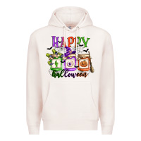 Pale Pink happy halloween jars Premium Hoodie - CowGirlArtShop