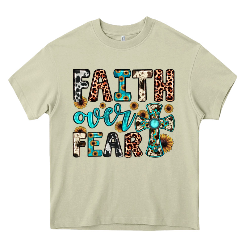 Faith Over Fear Heavy Core Tee by JahusDesignShop | Teevron