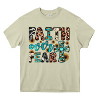 Mossy faith over fear Heavy Core Tee - JahusDesignShop