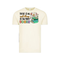Vintage Arctic there is no such thing as too many books Vintage Tee - MaliasSmallBusiness