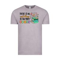 Vintage Zinc there is no such thing as too many books Vintage Tee - MaliasSmallBusiness