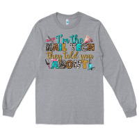 Heather Grey i'm the nail tech they told you about bbs Long Sleeve Tee - BundleAndBundleShop