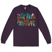 Plum i'm the nail tech they told you about bbs Long Sleeve Tee - BundleAndBundleShop
