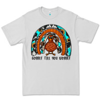 Dove Grey gobble till you wobble rainbow Premium Tee - JahusDesignShop