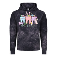 Cloud Black happy easter teeth Vintage Hoodie - MaliasSmallBusiness
