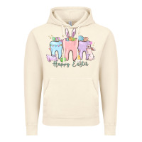 Vintage Artic happy easter teeth Vintage Hoodie - MaliasSmallBusiness
