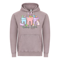 Vintage Zinc happy easter teeth Vintage Hoodie - MaliasSmallBusiness