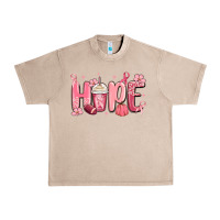 French Oak breast cancer awareness hope Urban Heavy Tee - MaliasSmallBusiness