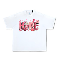 White breast cancer awareness hope Urban Heavy Tee - MaliasSmallBusiness