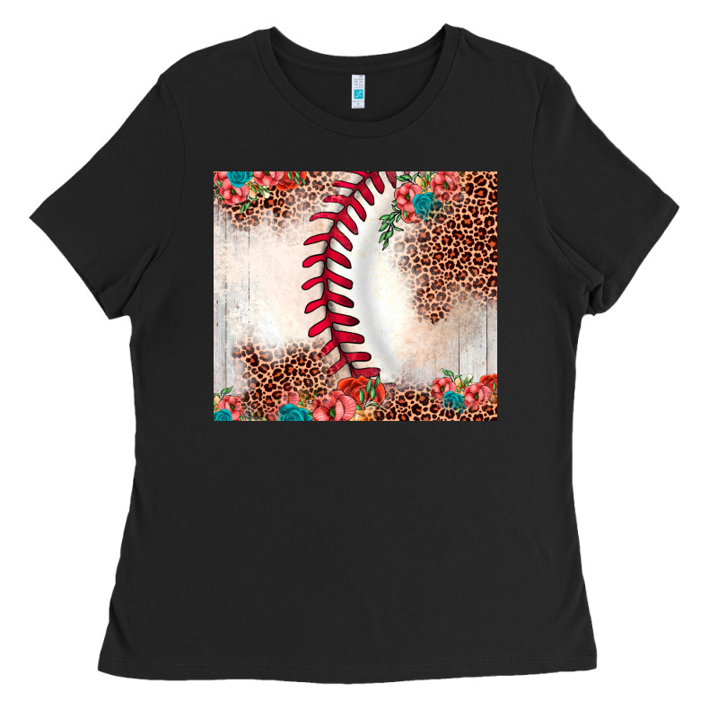 Baseball Leopard Ladies Tee by JahusDesignShop | Teevron