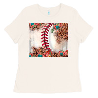 Bone baseball leopard Ladies Tee - JahusDesignShop