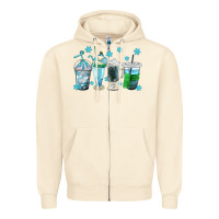 Sandshell winter coffee cup Zipper Hoodie - texasbilliewilder
