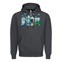 Smoke winter coffee cup Zipper Hoodie - texasbilliewilder