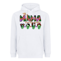 White personalized this mama loves her monsters Heavyweight Hoodie - CowGirlArtShop