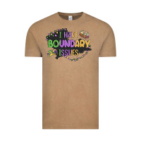 Vintage Coffee ı have boundary ıssues Vintage Tee - MaliasSmallBusiness