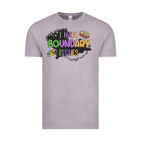 Vintage Zinc ı have boundary ıssues Vintage Tee - MaliasSmallBusiness