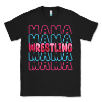 Black wrestling mama Classic Tee - MaliasSmallBusiness