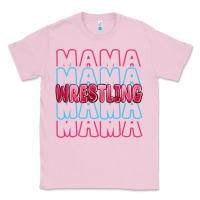 Bubblegum Pink wrestling mama Classic Tee - MaliasSmallBusiness