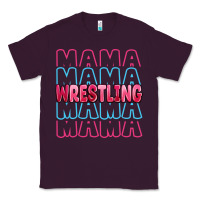 Plum wrestling mama Classic Tee - MaliasSmallBusiness