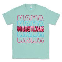 Seafoam wrestling mama Classic Tee - MaliasSmallBusiness