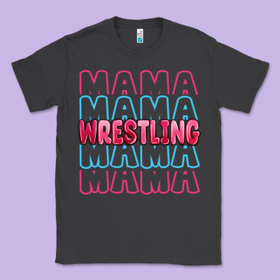 Wrestling Mama Classic Tee Designed By Maliassmallbusiness