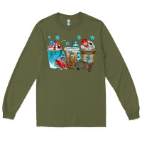 Army Green hockey coffee cups bbs Long Sleeve Tee - BundleAndBundleShop