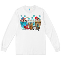 White hockey coffee cups bbs Long Sleeve Tee - BundleAndBundleShop