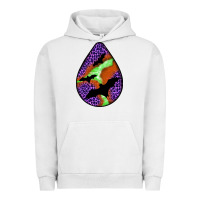 Pigment Lunar Rock halloween bat  teardrop Urban Hoodie - BundleAndBundleShop