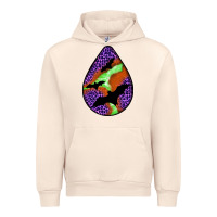 Sandshell halloween bat  teardrop Urban Hoodie - BundleAndBundleShop