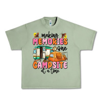 Oil Green making memories one campsite at a time Urban Heavy Tee - MaliasSmallBusiness