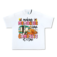 White making memories one campsite at a time Urban Heavy Tee - MaliasSmallBusiness