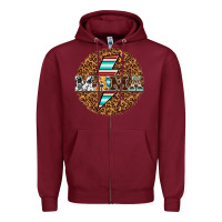 Burgundy Country Mama Zipper Hoodie - texasbilliewilder