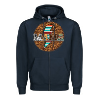 Navy Country Mama Zipper Hoodie - texasbilliewilder