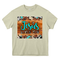 Mossy jesus loves you Heavy Core Tee - JahusDesignShop