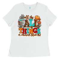 White all the fall thıngs or whatever Ladies Tee - AdoDesignShop
