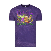 Cloud Purple mardi gras drinking team Vintage Tee - MaliasSmallBusiness