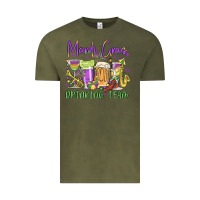 Vintage Olive mardi gras drinking team Vintage Tee - MaliasSmallBusiness