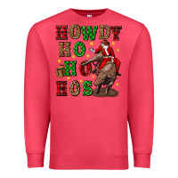 Cardinal howdy ho ho hos christmas Premium Sweatshirt - CowGirlArtShop