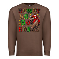 Chestnut howdy ho ho hos christmas Premium Sweatshirt - CowGirlArtShop